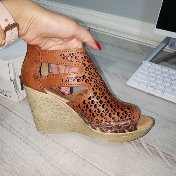 Leather mexican wedges 2×100 dlls - Picture 9 of 11